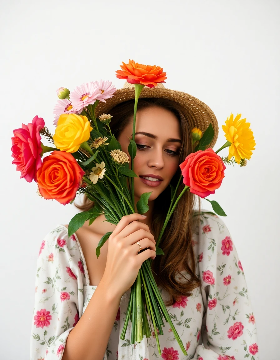 Estampa floral em qualquer estacao veja como — slide capa