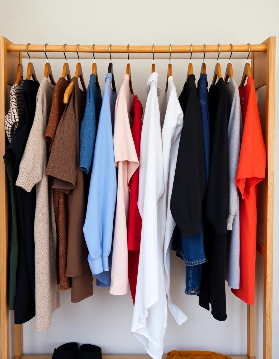 Como montar um guarda roupa por cores — slide capa